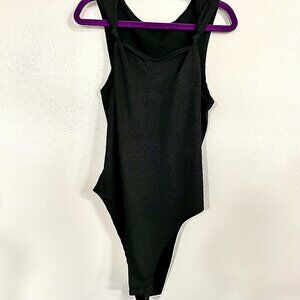 Fresal Black Bodysuit Sz M